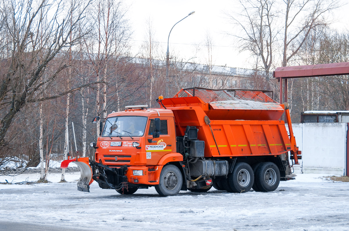 Архангельская область, № О 534 ОН 29 — КамАЗ-65115-A5(48)