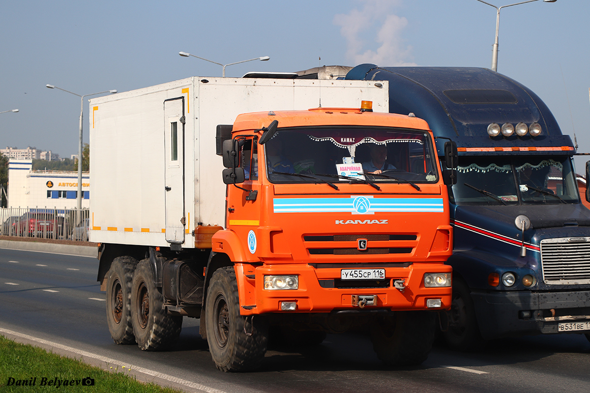 Татарстан, № У 455 СР 116 — КамАЗ-5350-42