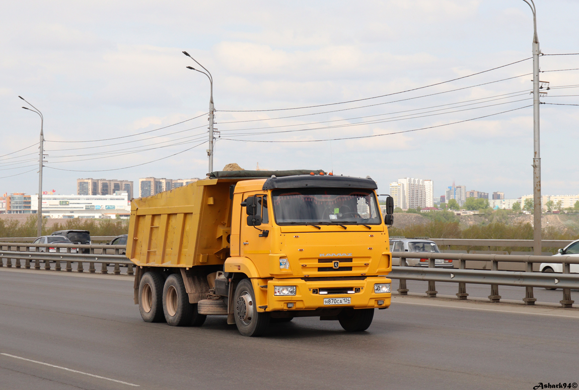 Красноярский край, № Н 870 СА 124 — КамАЗ-65116-N3(78)