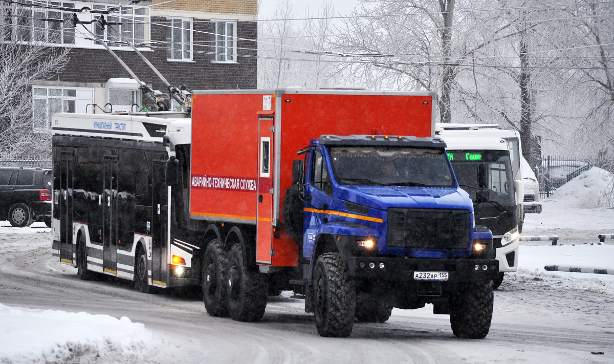 Омская область, № А 232 АР 155 — Урал NEXT 4320-72