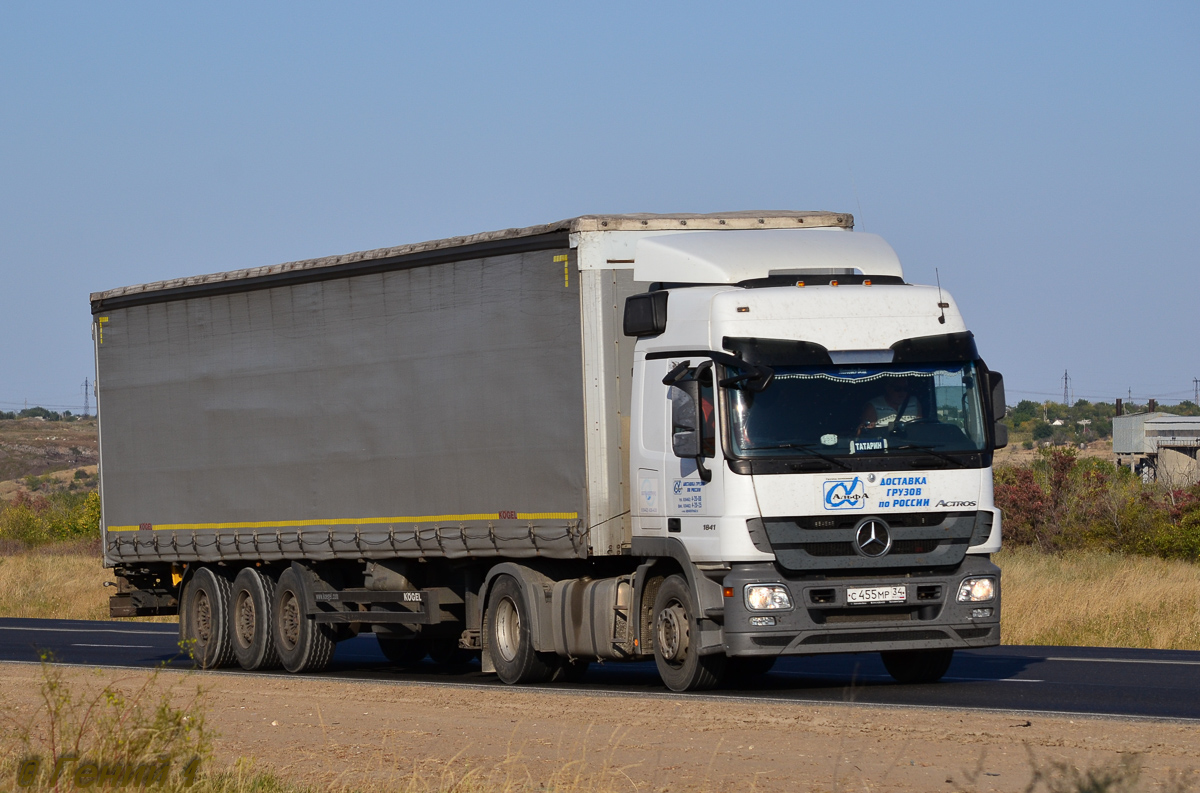 Волгоградская область, № С 455 МР 34 — Mercedes-Benz Actros '09 1841 [Z9M]
