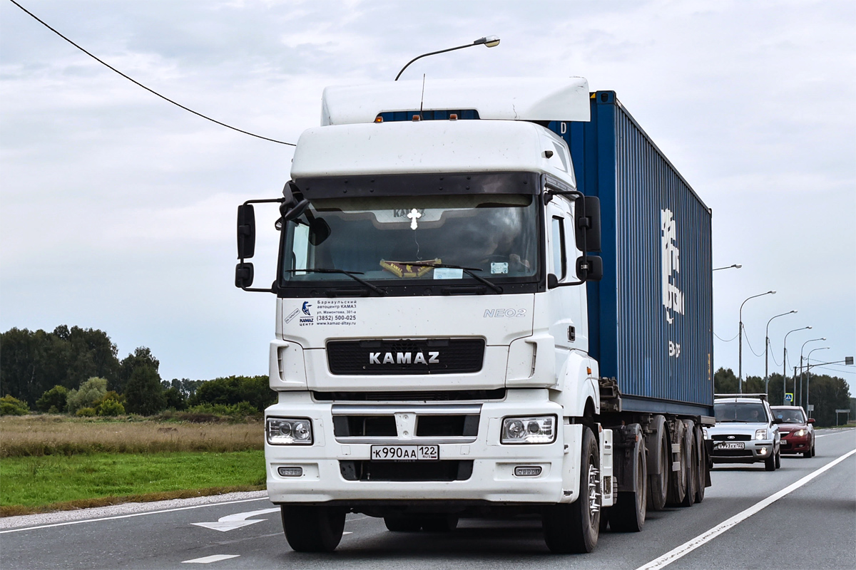 Алтайский край, № К 990 АА 122 — КамАЗ-5490-S5(87)