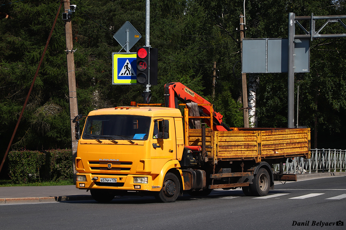 Санкт-Петербург, № В 574 РУ 178 — КамАЗ-4308-C3(79)