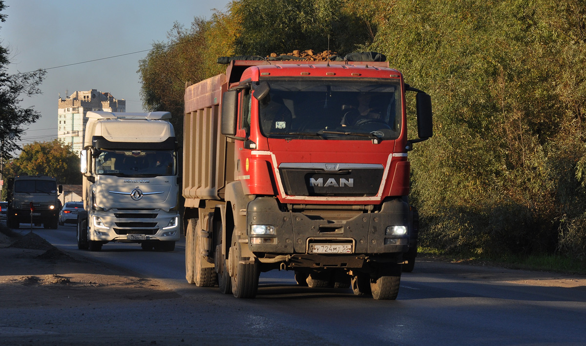 Омская область, № У 724 МТ 55 — MAN TGS 41.480