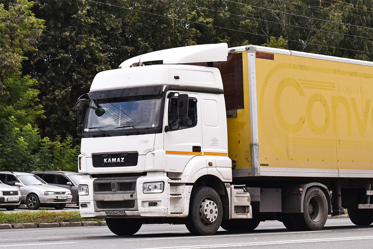 Новосибирская область, № М 343 НС 154 — КамАЗ-5490-S5(87)