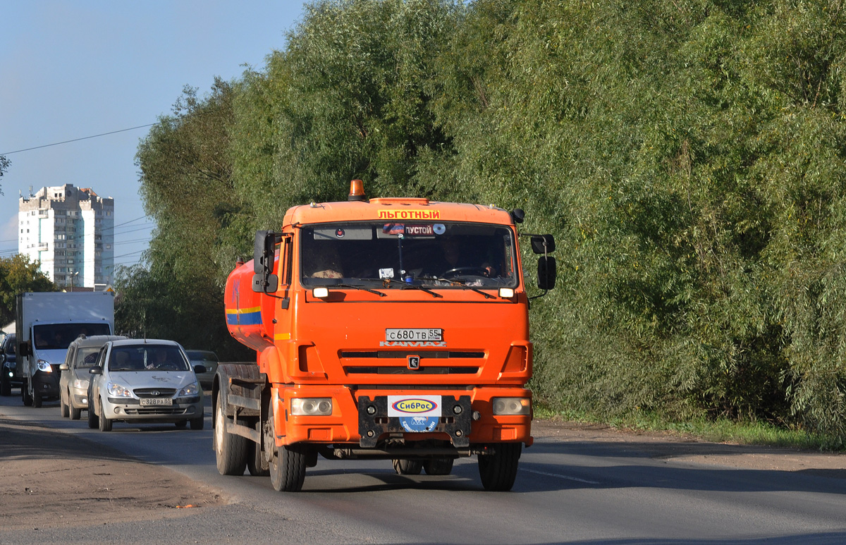 Омская область, № С 680 ТВ 55 — КамАЗ-43253-H3(99)