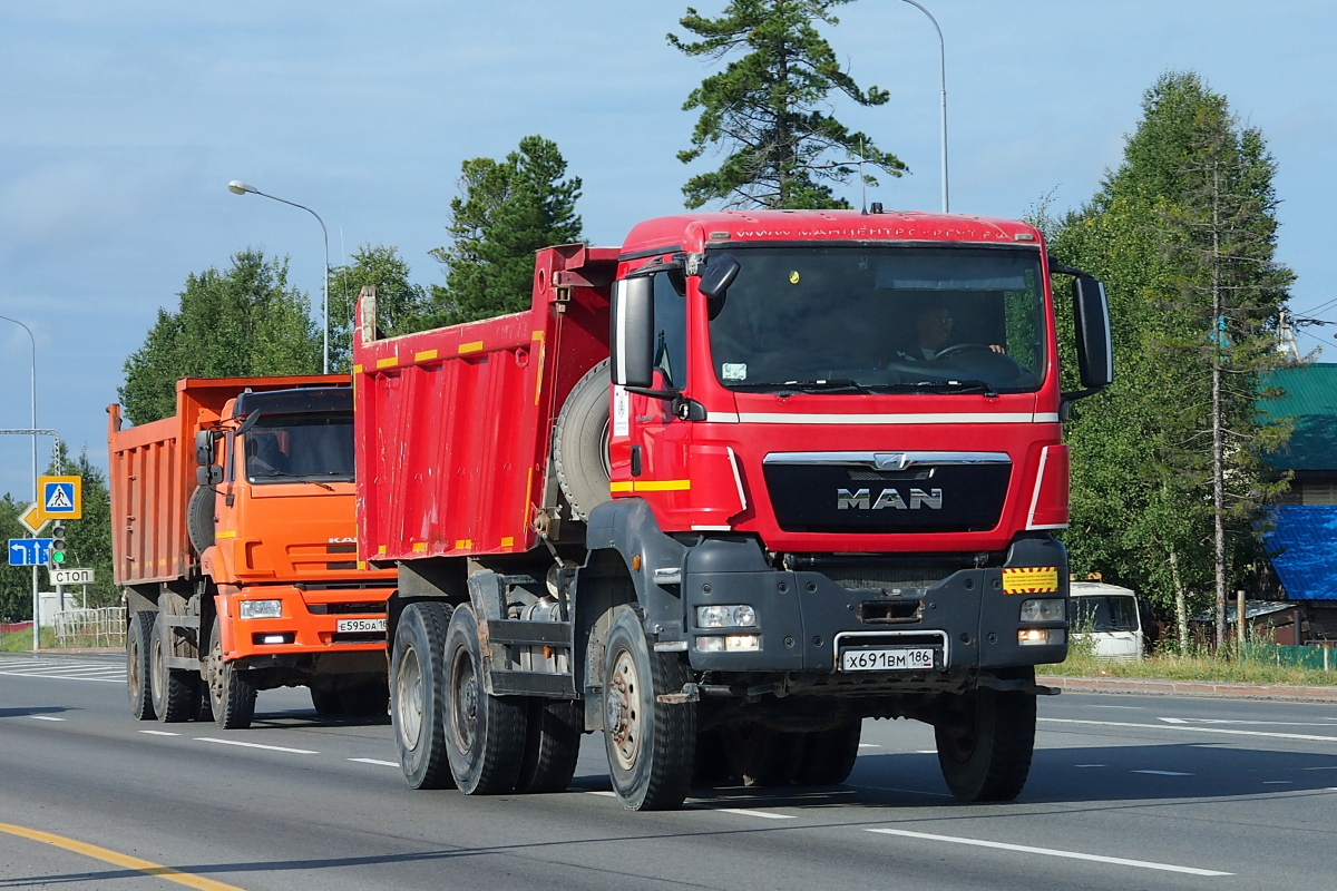 Ханты-Мансийский автоном.округ, № Х 691 ВМ 186 — MAN TGS 33.430