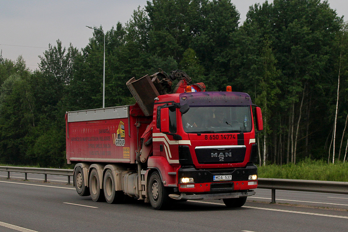 Литва, № MDA 537 — MAN TGS 35.400