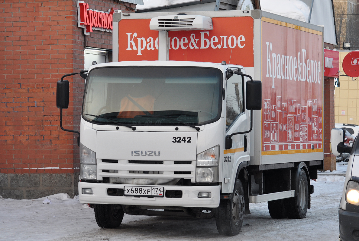Омская область, № 3442 — Isuzu NPR75 [Z7X]