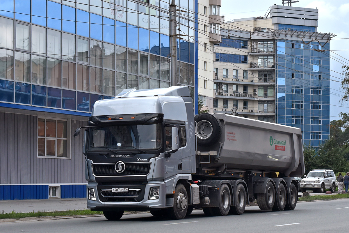 Новосибирская область, № Р 487 МР 154 — Shaanxi Shacman X3000 SX4258