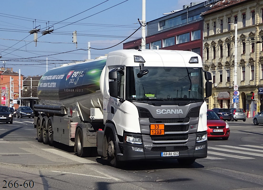 Венгрия, № AA AK-003 — Scania ('2016) G-Series (общ. м)
