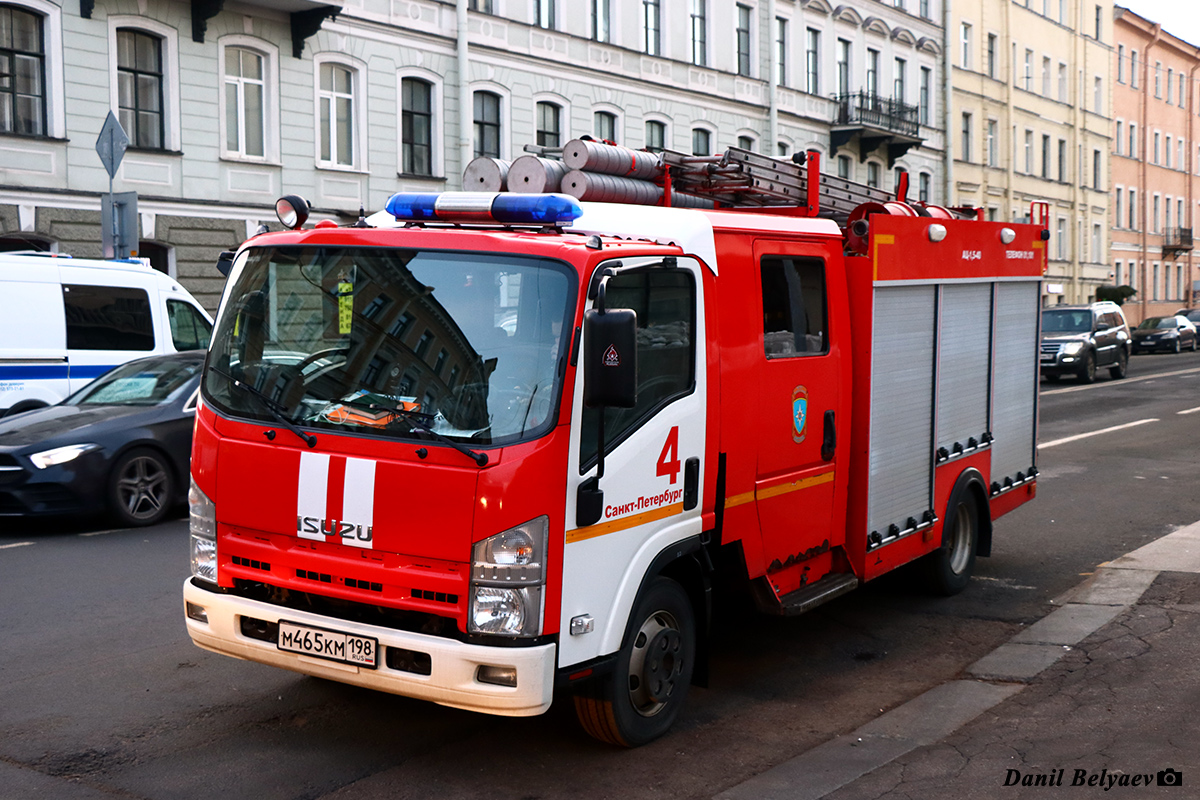 Санкт-Петербург, № М 465 КМ 198 — Isuzu NPR75 [Z7X]