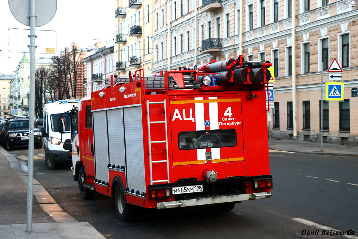 Санкт-Петербург, № М 465 КМ 198 — Isuzu NPR75 [Z7X]
