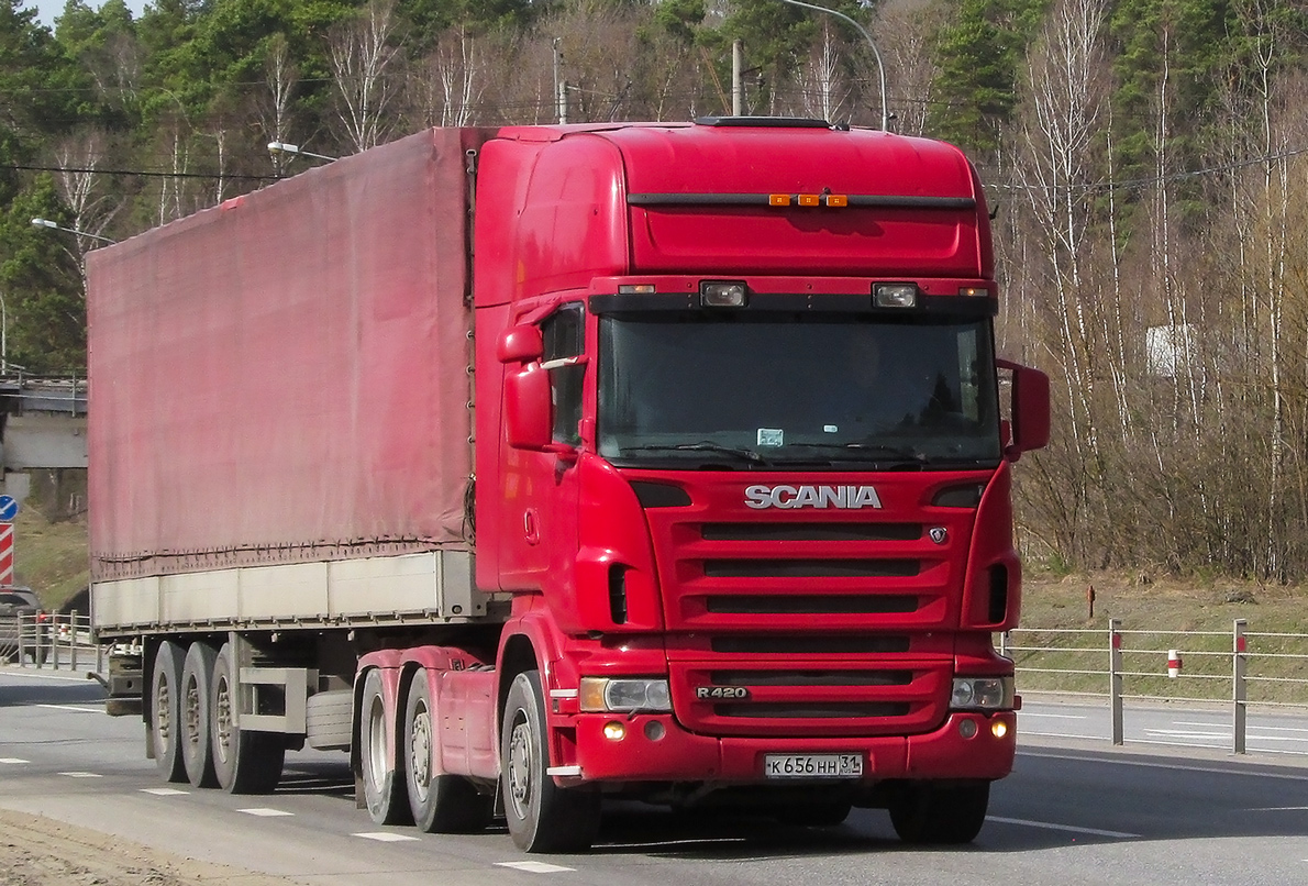 Белгородская область, № К 656 НН 31 — Scania ('2004) R420