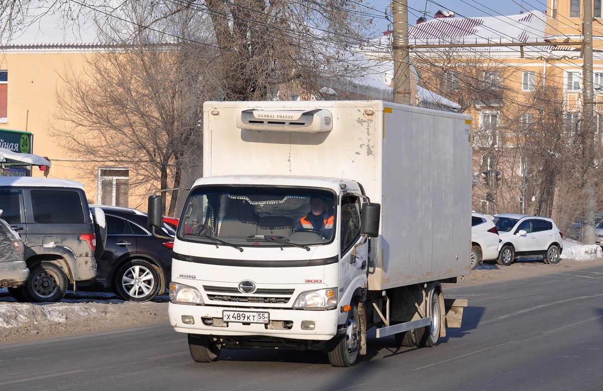 Омская область, № Х 489 КТ 55 — Hino 300
