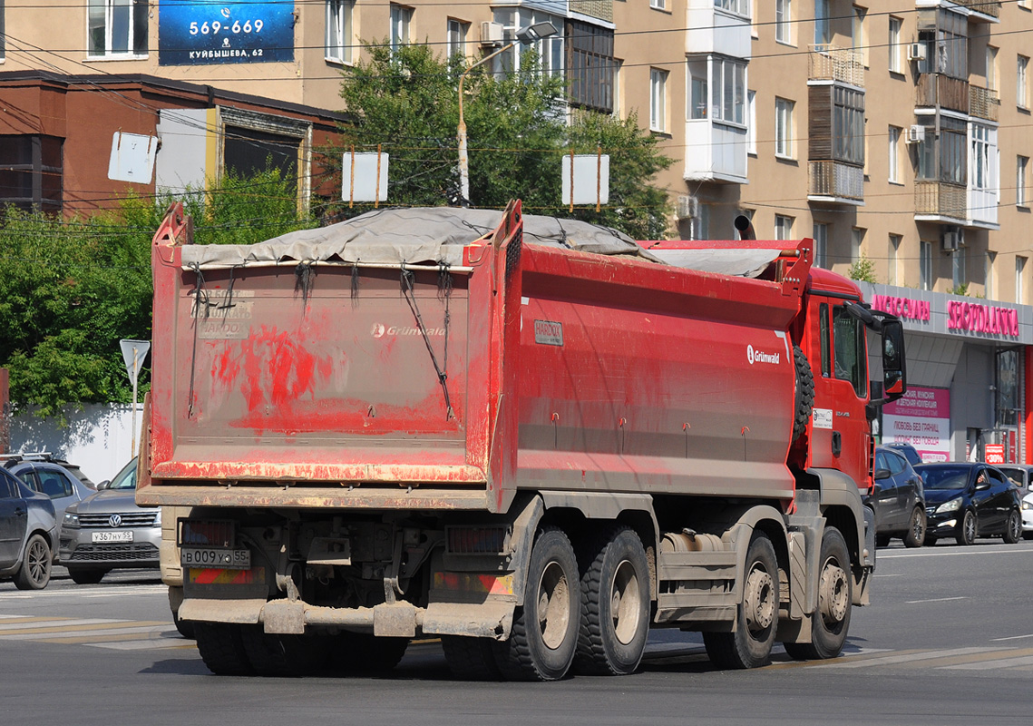 Омская область, № В 009 УО 55 — MAN TGS 41.440
