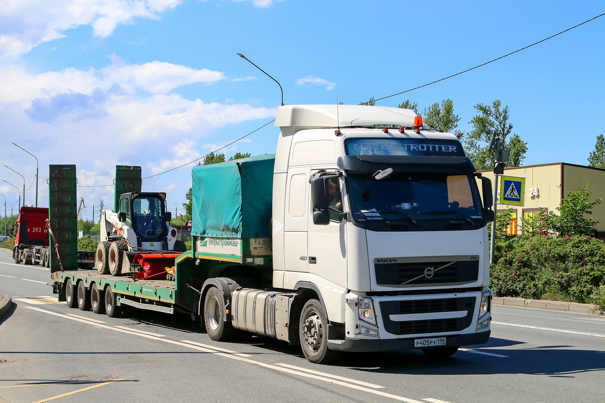 Санкт-Петербург, № Р 405 РУ 198 — Volvo ('2008) FH.460 [X9P]; Санкт-Петербург — Спецтехника с нечитаемыми на фото номерами