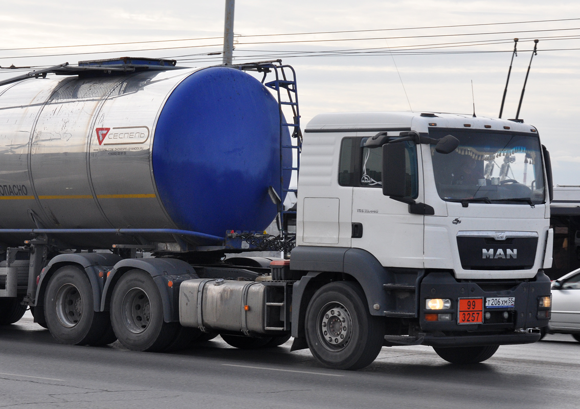 Омская область, № Т 206 ХМ 55 — MAN TGS 33.440