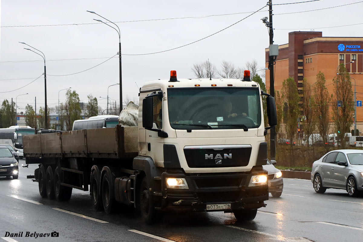 Санкт-Петербург, № В 033 ВХ 178 — MAN TGS 33.440