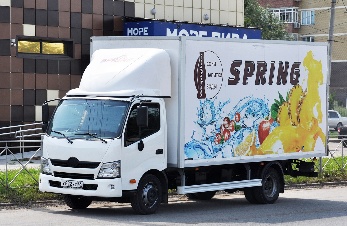 Омская область, № У 822 УХ 55 — Hino 300
