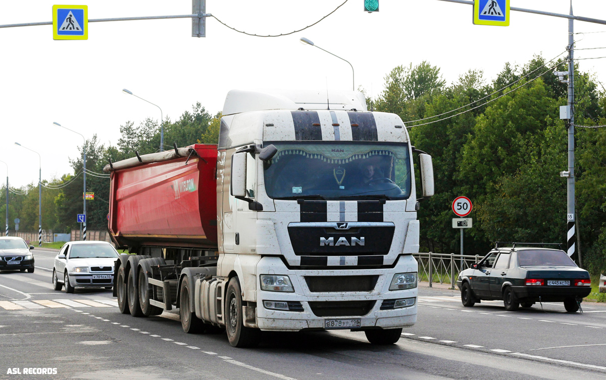 Санкт-Петербург, № В 878 УР 198 — MAN TGX ('2007) 18.440