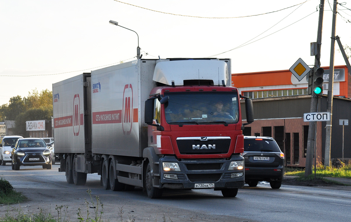 Омская область, № В 730 ХА 174 — MAN TGS 28.360