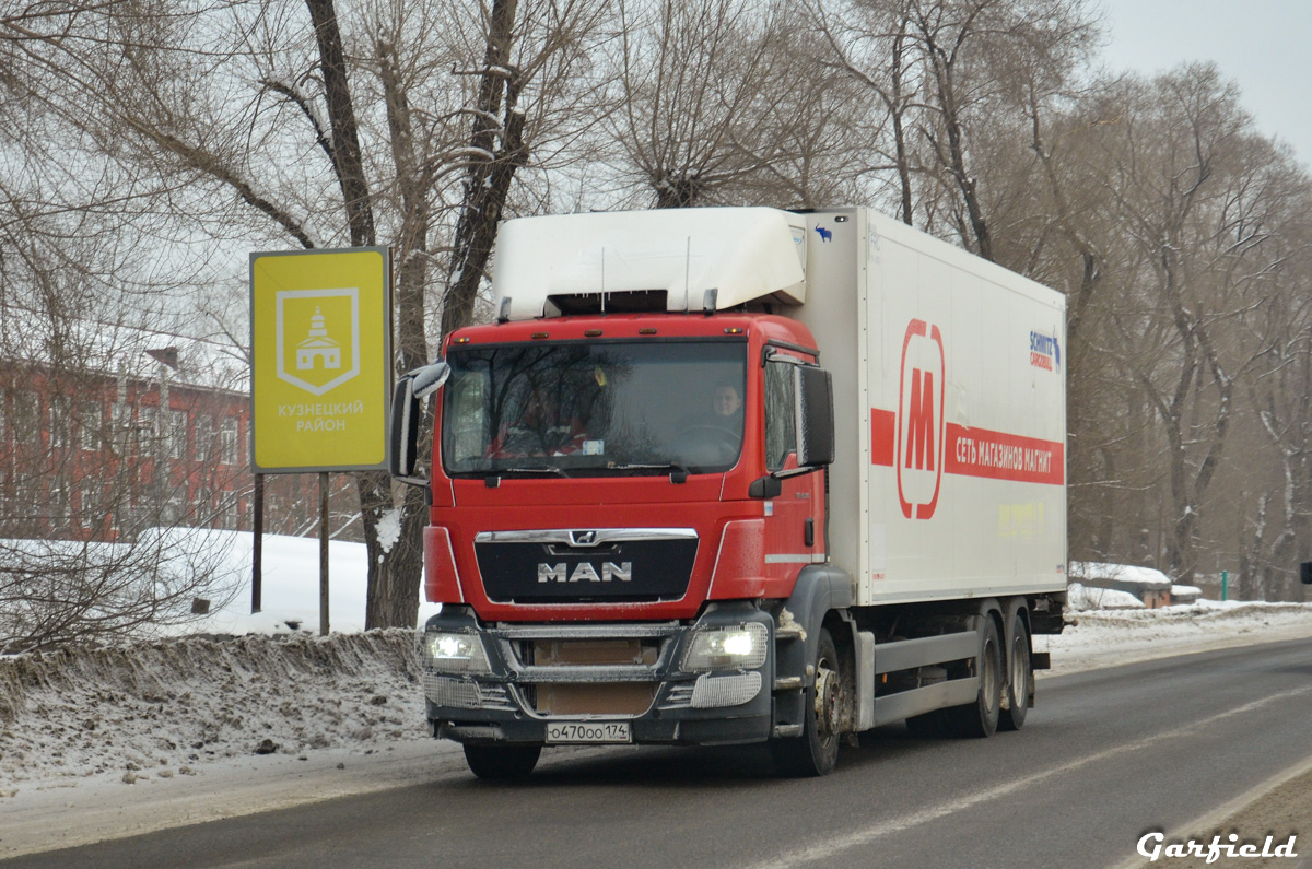 Кемеровская область, № О 470 ОО 174 — MAN TGS 28.360