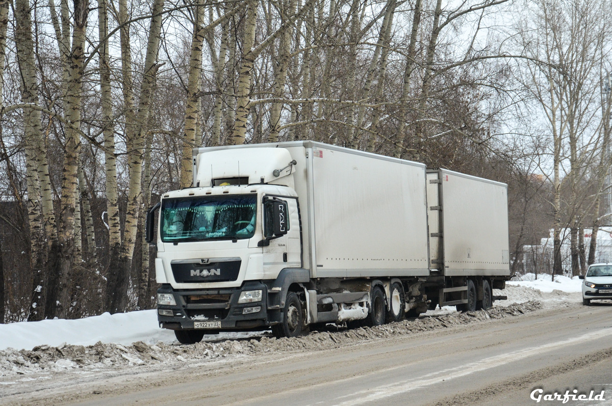 Алтайский край, № О 922 ХТ 22 — MAN TGS 28.400