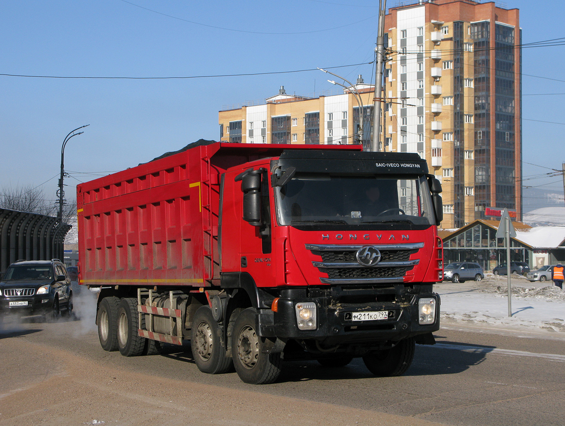 Бурятия, № М 211 КО 797 — Hongyan Genlyon (общая модель)