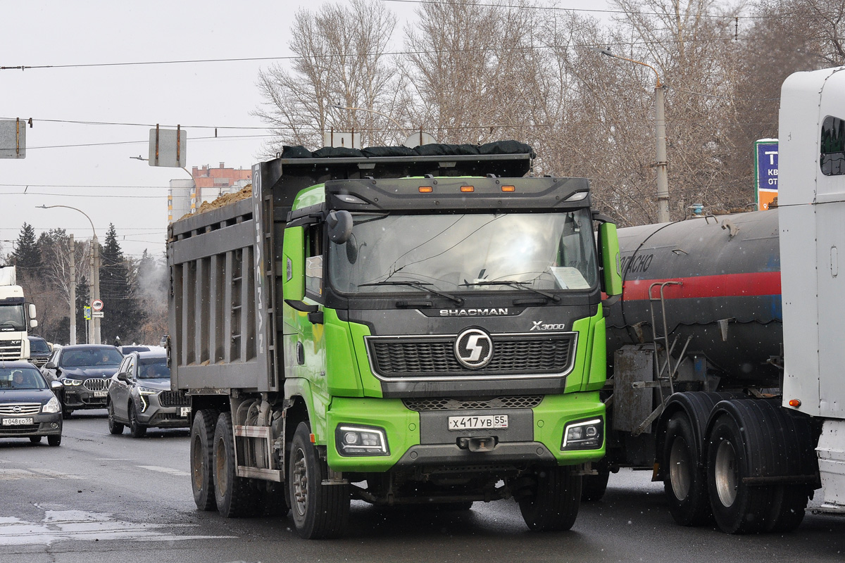 Омская область, № Х 417 УВ 55 — Shaanxi Shacman X3000 SX3258