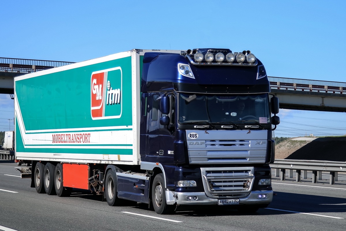 Санкт-Петербург, № К 642 ХТ 82 — DAF XF105 FT