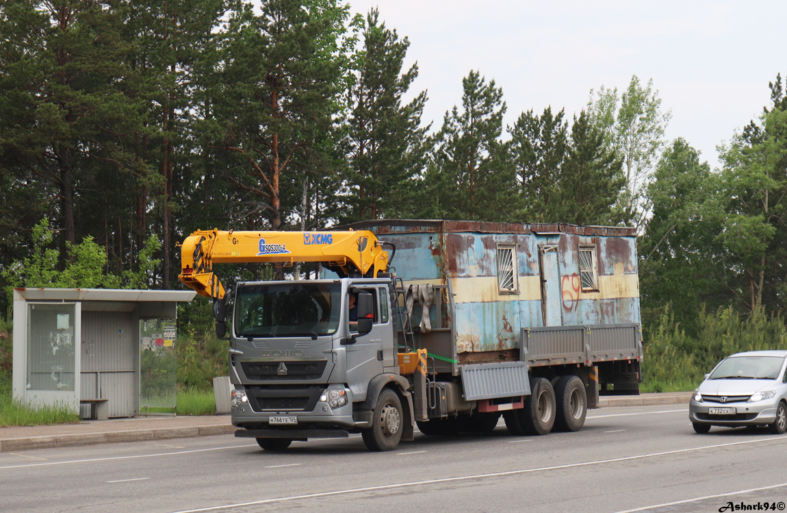 Красноярский край, № Н 766 ТЕ 124 — Howo T5G ZZ5257