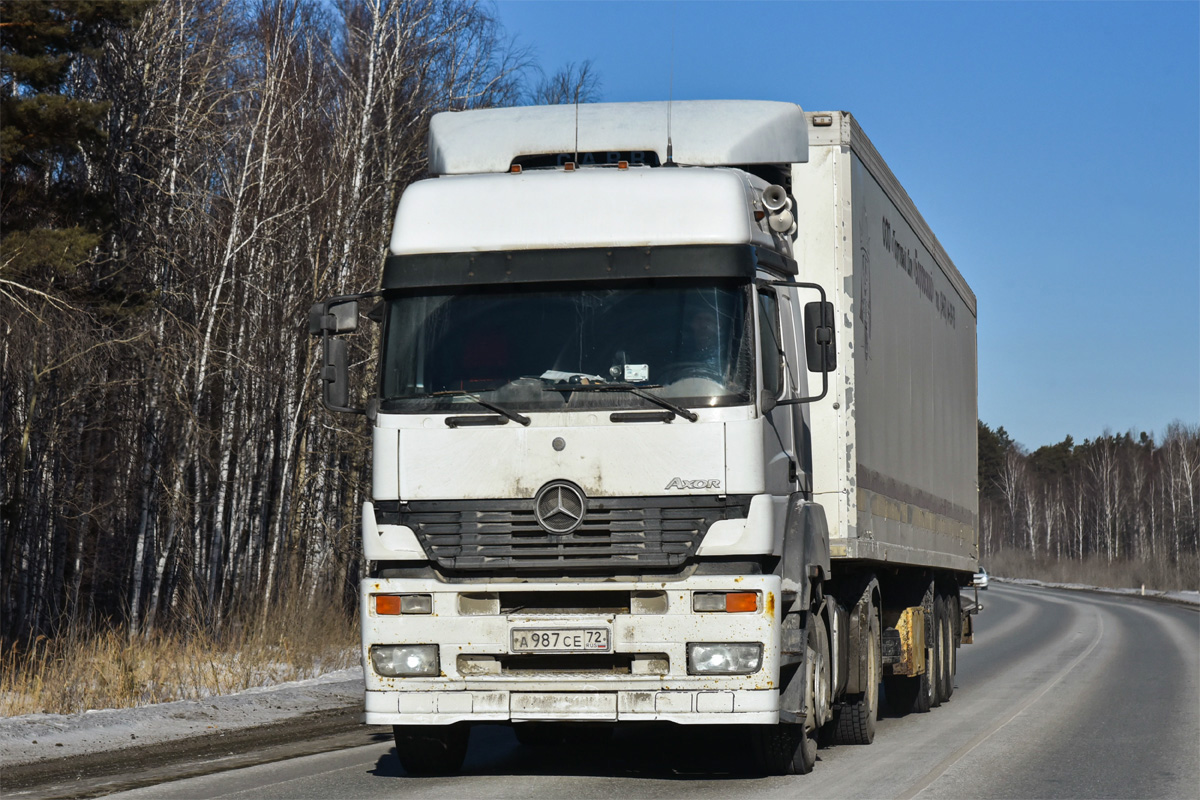 Тюменская область, № А 987 СЕ 72 — Mercedes-Benz Axor 1835