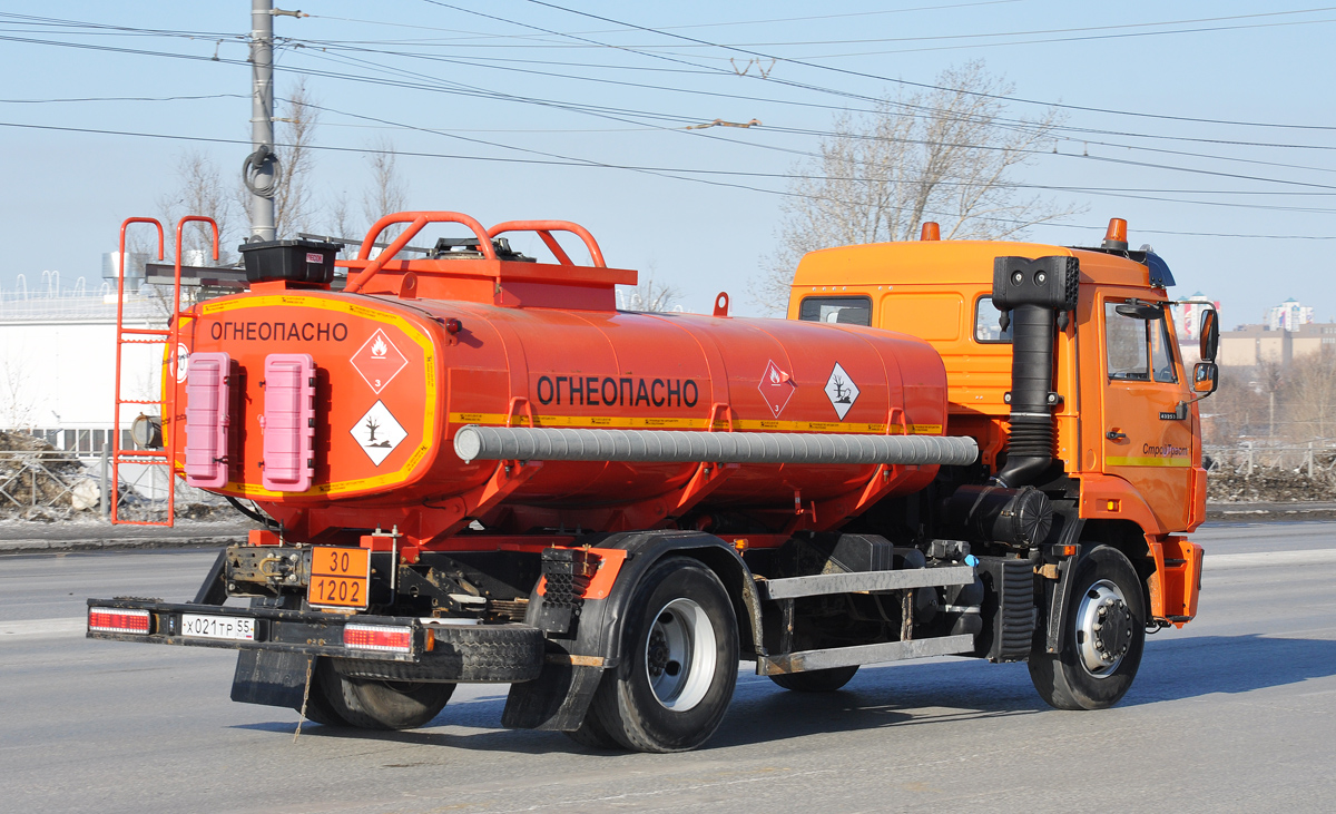Омская область, № Х 021 ТР 55 — КамАЗ-43253-G5(69)