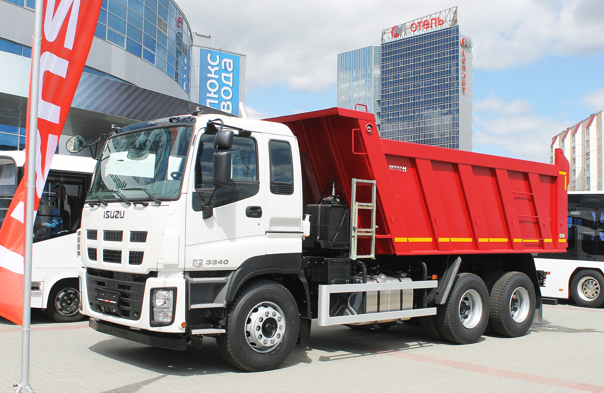 Челябинская область, № (74) Б/Н 0120 — Isuzu Giga CYZ; Челябинская область — Автомобили без номеров; Челябинская область — Новые автомобили; Челябинская область — Выставки и автосалоны