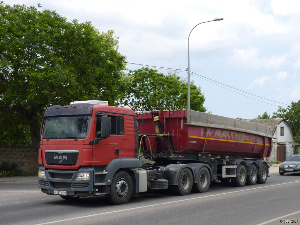 Севастополь, № А 181 ХР 92 — MAN TGS 26.400