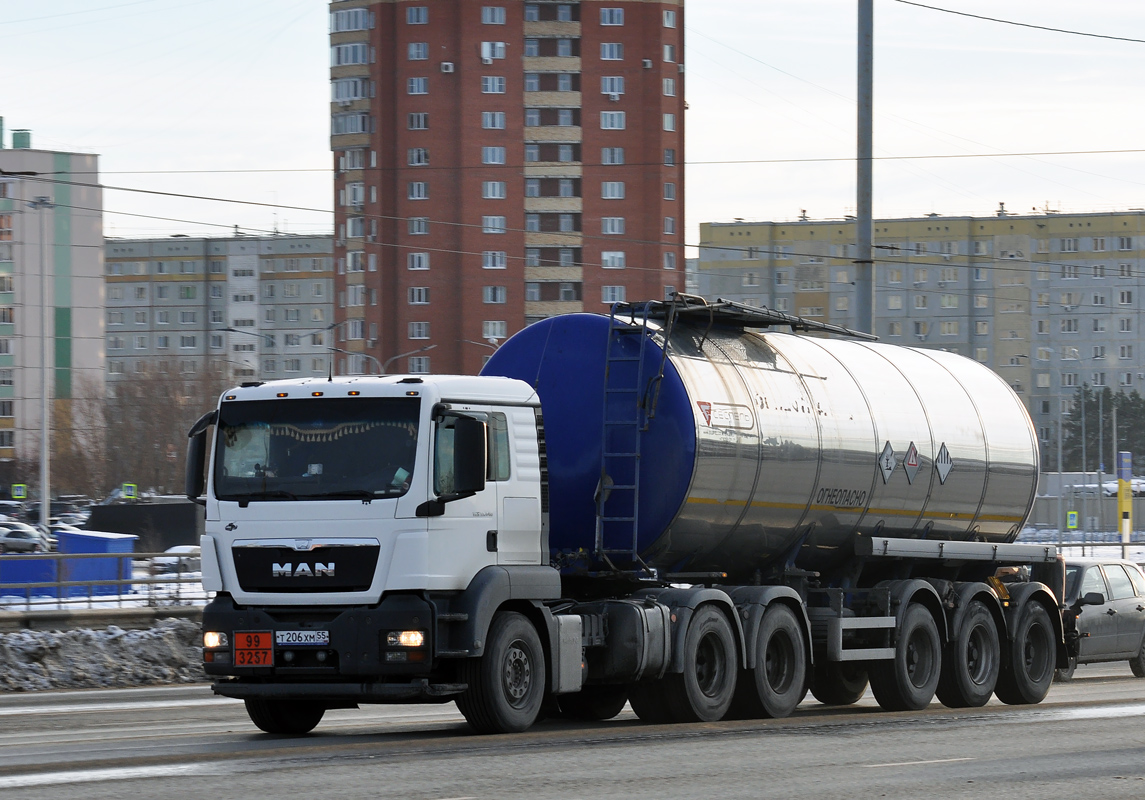Омская область, № Т 206 ХМ 55 — MAN TGS 33.440