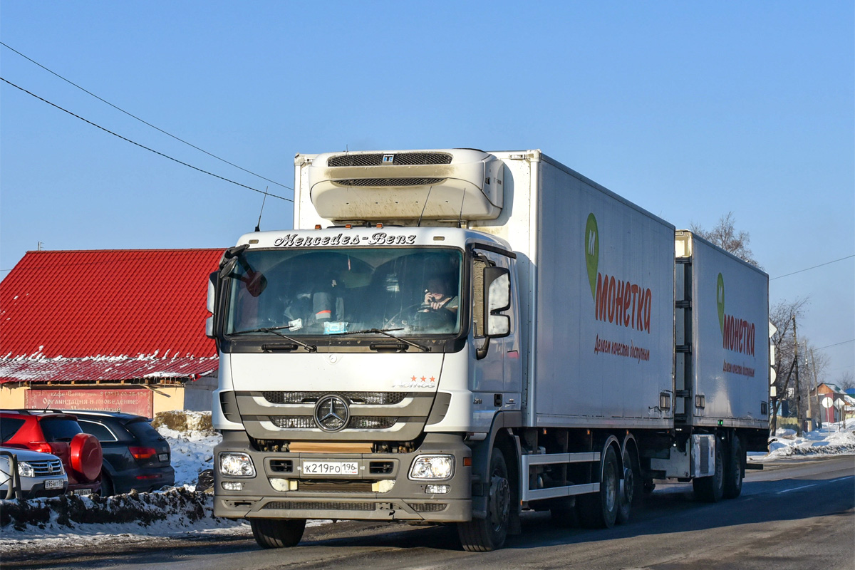 Свердловская область, № К 219 РО 196 — Mercedes-Benz Actros '09 2541 [Z9M]
