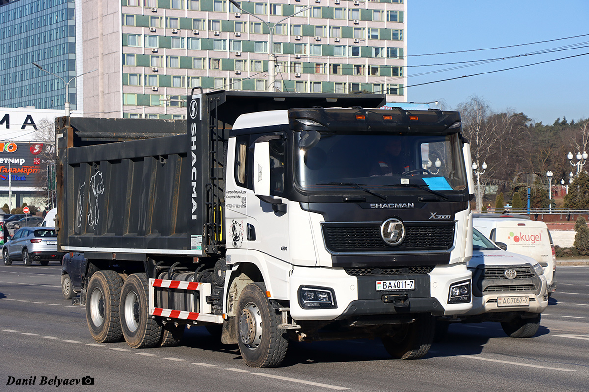 Минск, № ВА 4011-7 — Shaanxi Shacman X3000 SX3258