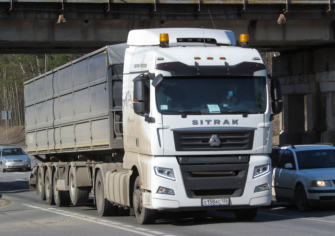 Ставропольский край, № О 158 АС 126 — Sitrak C7H ZZ4186