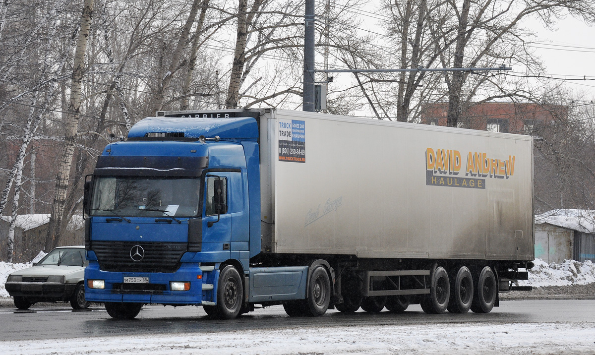 Омская область, № М 750 СК 55 — Mercedes-Benz Actros ('1997) 1840
