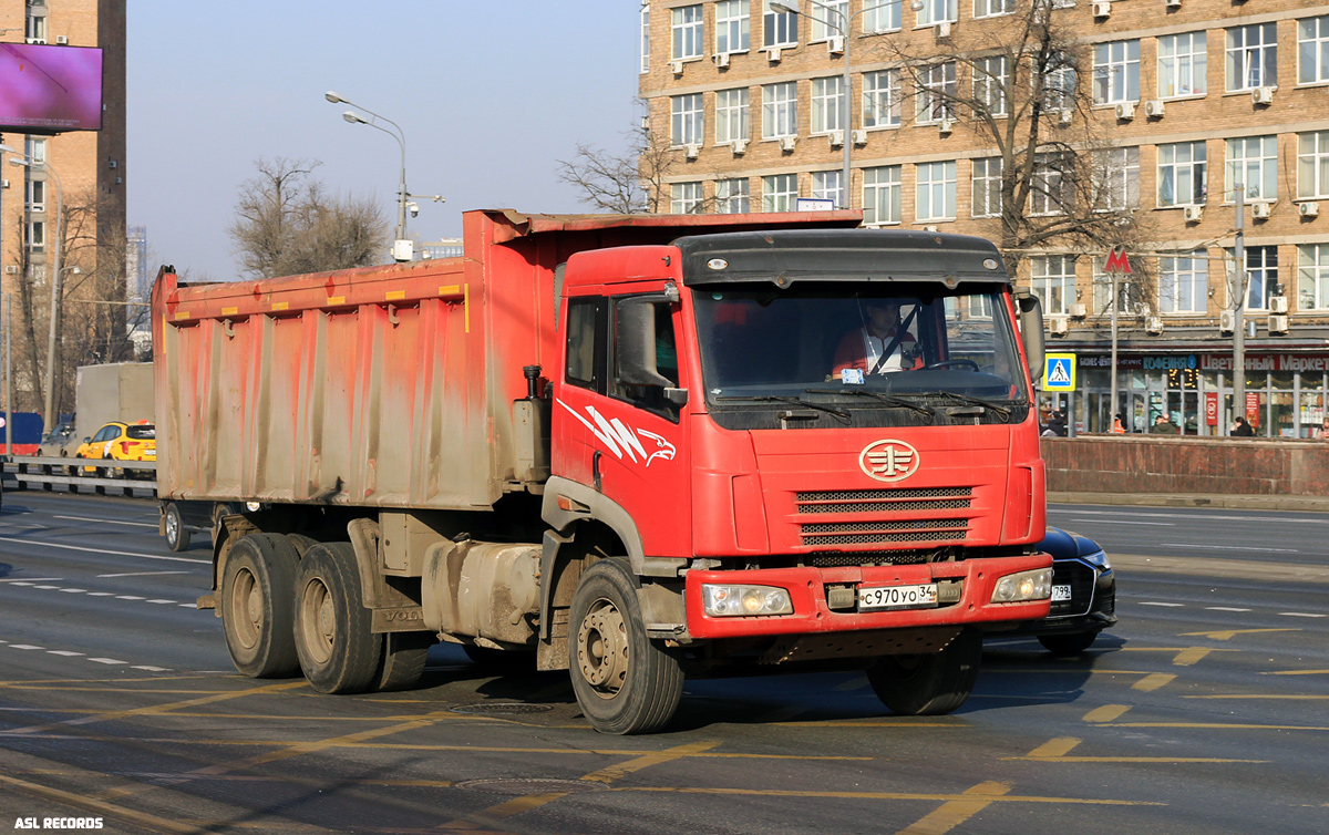 Волгоградская область, № С 970 УО 34 — FAW J5 CA3252