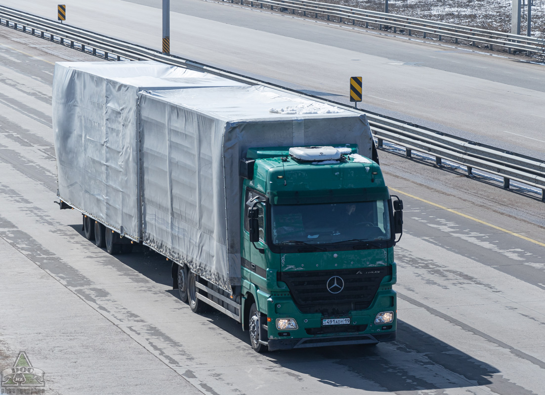 Жетысуская область, № 491 ADY 19 — Mercedes-Benz Actros ('2003) 2544
