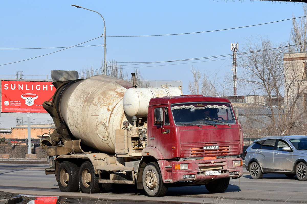 Волгоградская область, № С 868 РМ 34 — КамАЗ-6520-61