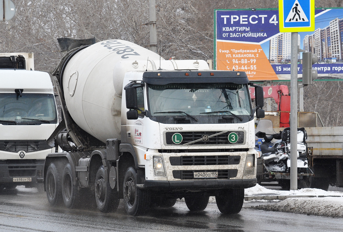 Омская область, № А 040 ОО 155 — Volvo ('2002) FM12.400