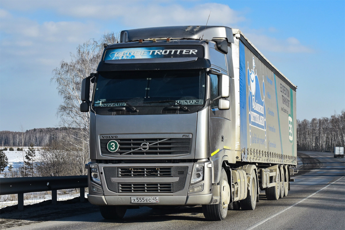 Курганская область, № Х 555 ЕС 45 — Volvo ('2008) FH.440