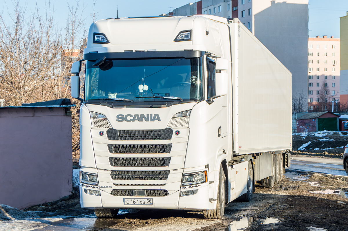 Пензенская область, № С 161 ХВ 58 — Scania ('2016) S440