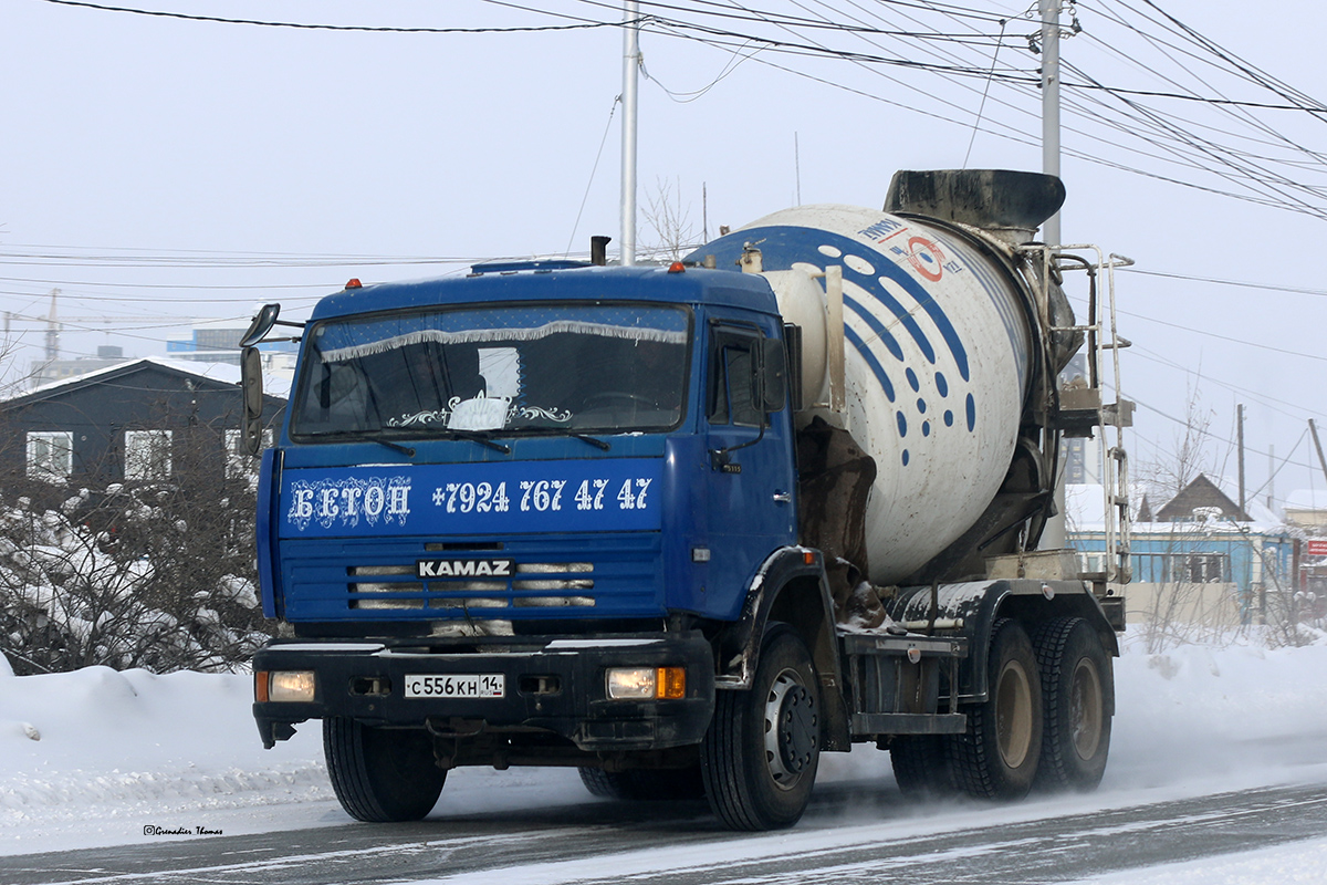 Саха (Якутия), № С 556 КН 14 — КамАЗ-65115-62