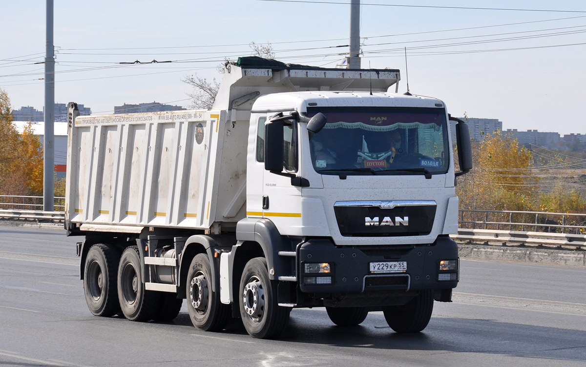 Омская область, № У 229 КР 55 — MAN TGS 41.400