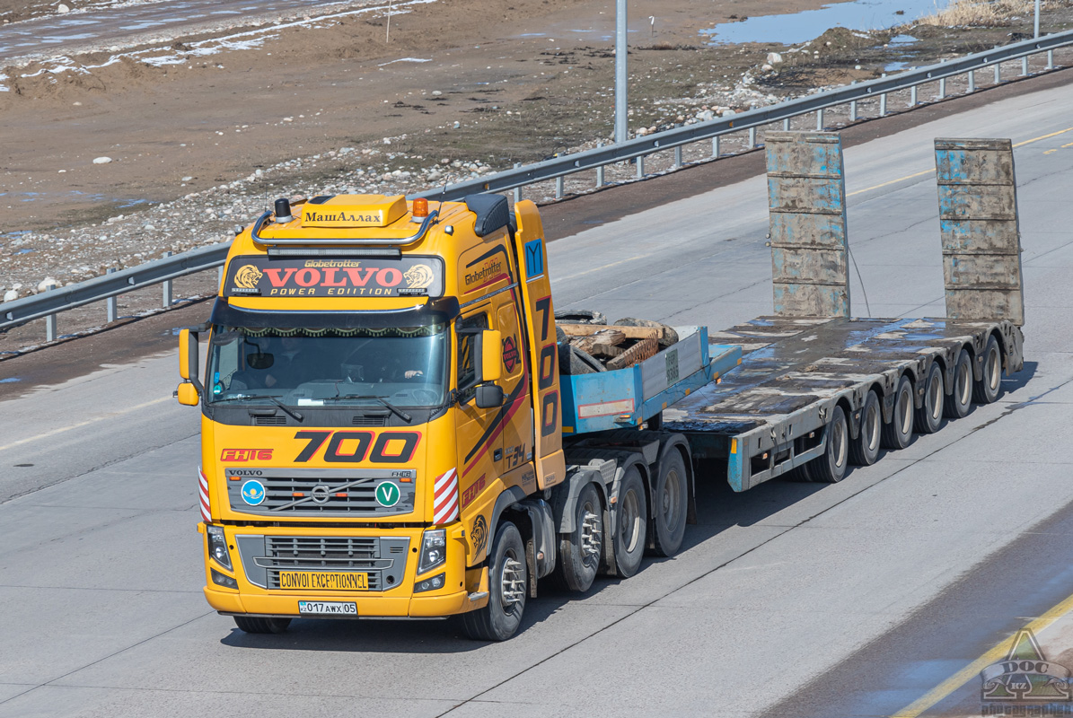 Алматинская область, № 017 AWX 05 — Volvo ('2008) FH16.600